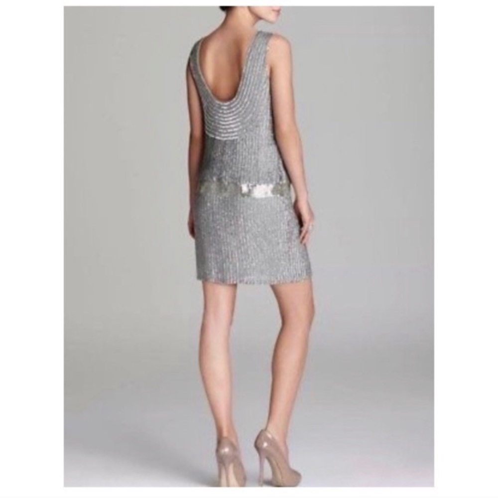 Adrianna Papell fully beaded low back dressy dress - Picture 15 of 16